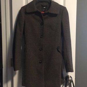H&M Olive Green Wool Jacket